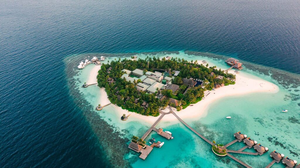 resort sull'isola di Maafushivaru alle Maldive